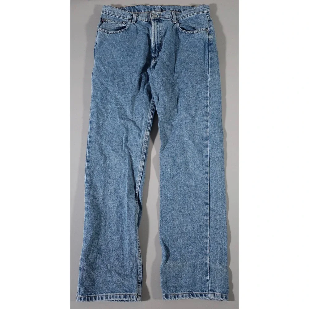 Polo Jeans Ralph Lauren Jeans Mens 34x31 Blue Medium‎ Wash Straight Leg Denim